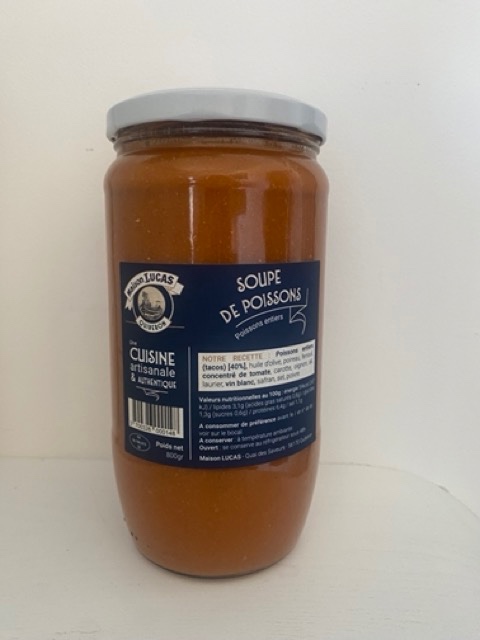 Soupe de poissons Maison Lucas : photo du produit rappelé le 09/10/2023