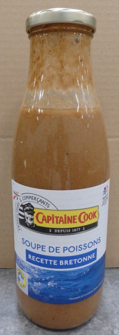 Soupe de poissons - recette bretonne Capitaine Cook : photo du produit rappelé le 09/07/2021