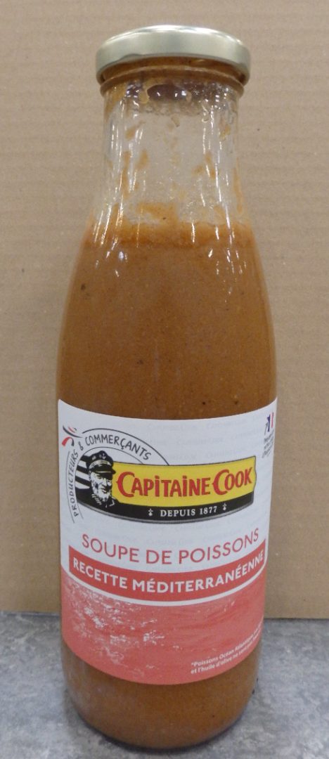 Soupe de poissons - recette méditerranéenne Capitaine Cook : photo du produit rappelé le 09/07/2021