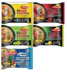 Soupe nouilles pancit canton lucky me 24 x 60 g : photo du produit rappelé le 07/07/2022