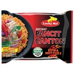 Soupe nouilles piment pancit canton 24 x 60 g - lucky me : photo du produit rappelé le 02/06/2022