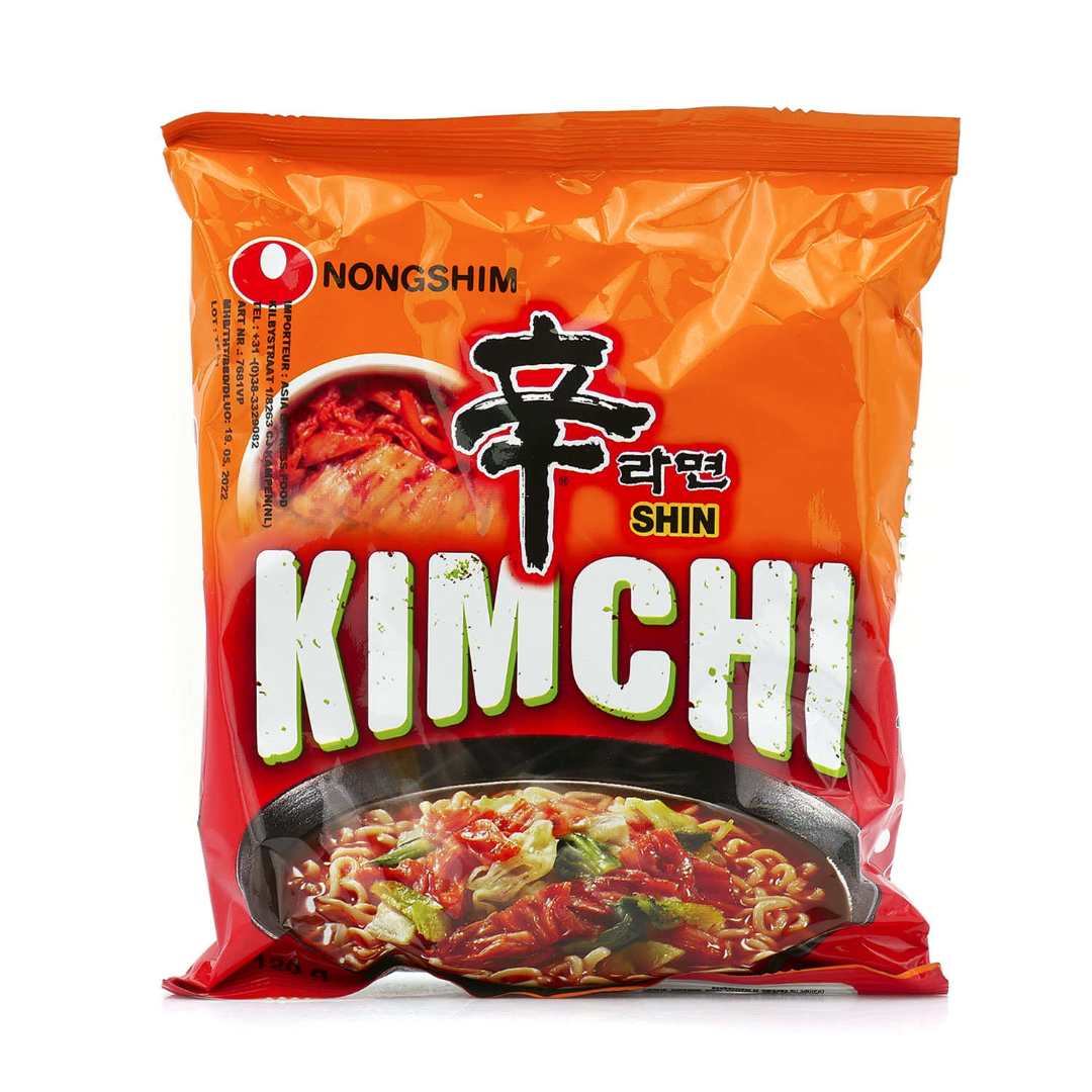 Soupes instantanées kimchi ramen 120g Nongshim : photo du produit rappelé le 08/03/2022