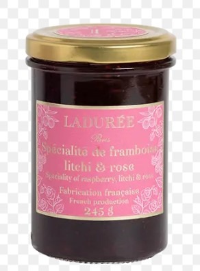 Spécialité de framboise lichi rose Ladurée : photo du produit rappelé le 28/04/2025