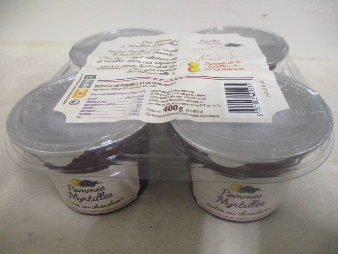Spécialité de pommes de la vallée de la garonne Maître Papilles : photo du produit rappelé le 06/12/2021