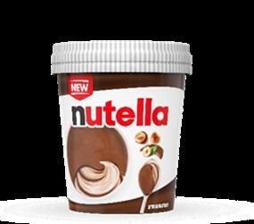 Spécialité glacée 72,4% saveur noisette avec pâte Nutella Spécialité Glacée : photo du produit rappelé le 29/05/2024