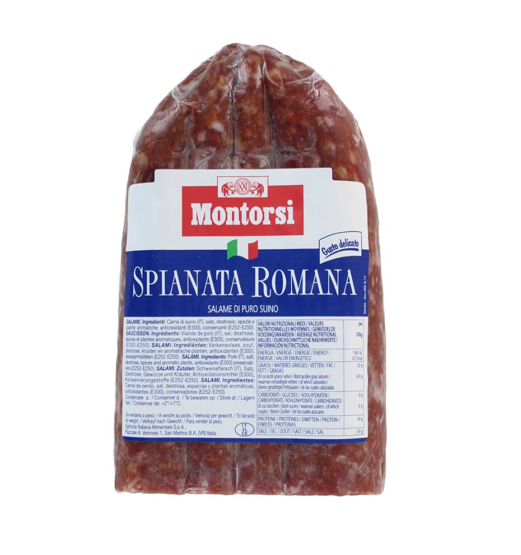 Spianata romana Montorsi : photo du produit rappelé le 24/09/2025