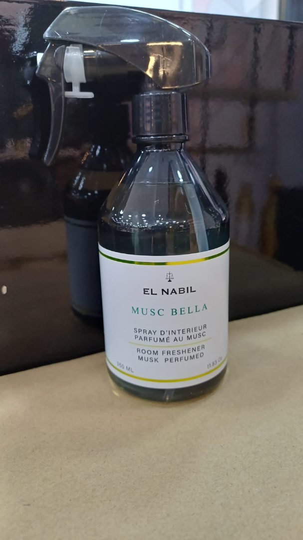 Spray d'intérieur parfumé au musc El Nabil : photo du produit rappelé le 14/11/2023
