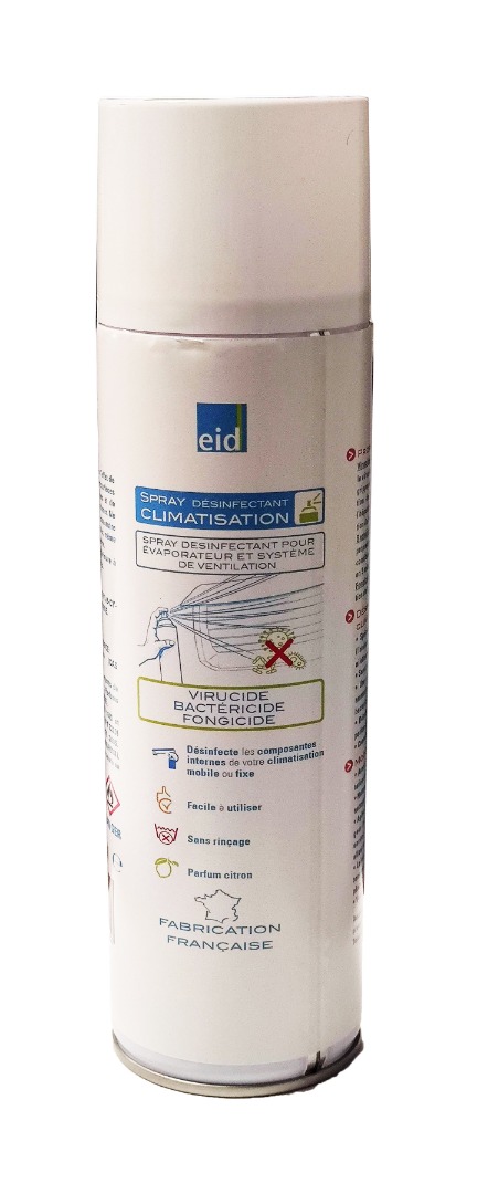 Spray desinfectant climatisation Eid : photo du produit rappelé le 03/08/2021