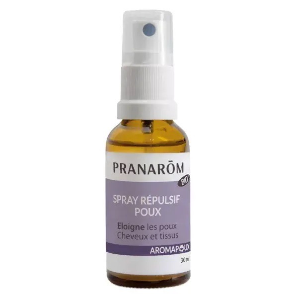 Spray répulsif poux 30 ml Pranarom : photo 2 sur 2 du produit rappelé le 02/08/2024
