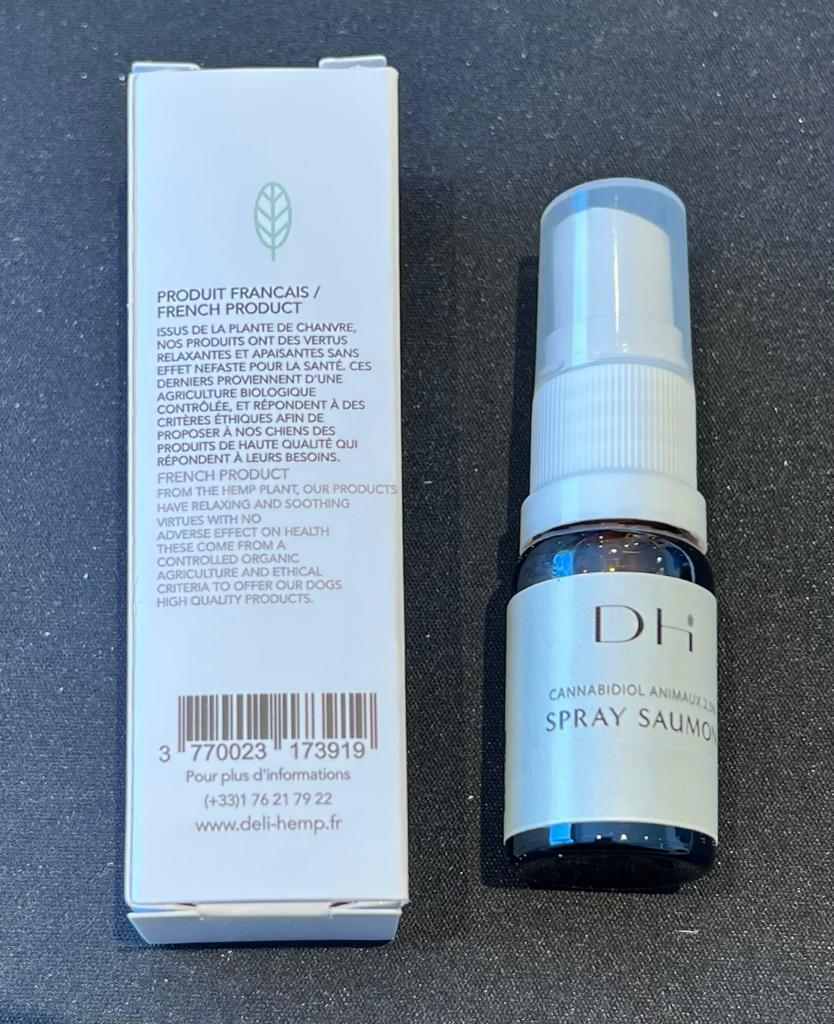 Spray saumon CBD animaux Deli Hemp : photo 3 sur 4 du produit rappelé le 11/01/2024