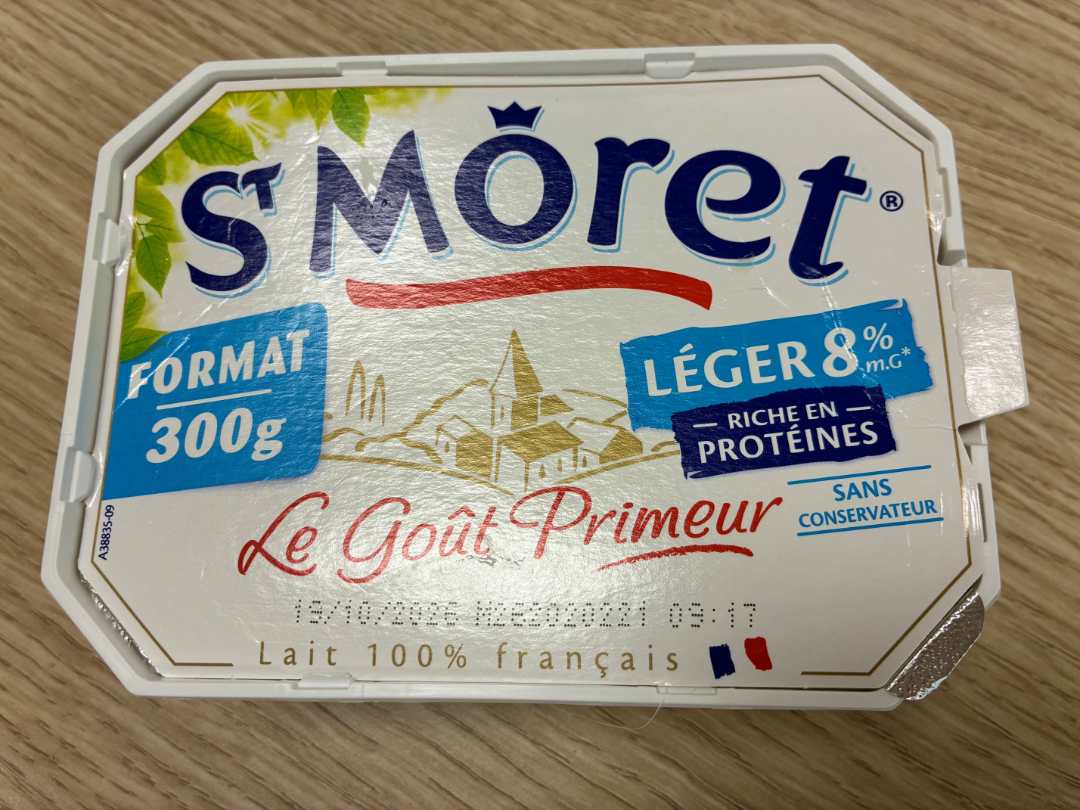St môret léger 300g : photo du produit rappelé le 26/08/2026