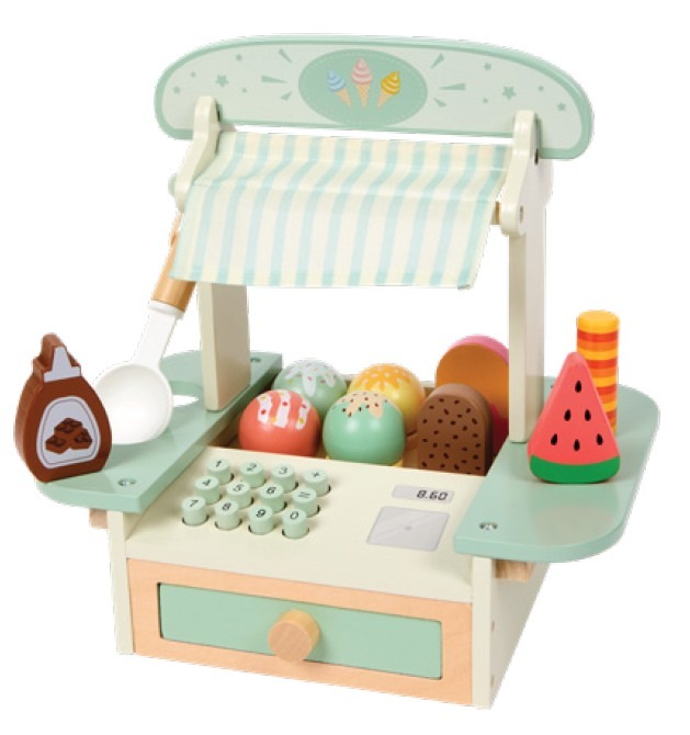 Stand de marchand de glaces en bois mini matters Action Mini Matters : photo du produit rappelé le 10/11/2025