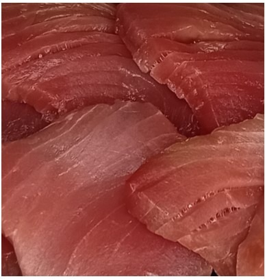 Steak de thon albacore Vendu par Supermarches Match : photo du produit rappelé le 14/08/2026