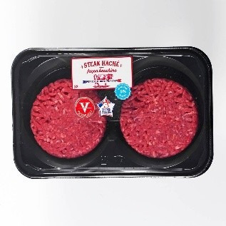 Steak haché 5% mg façon bouchère 2x125g : photo du produit rappelé le 27/03/2026