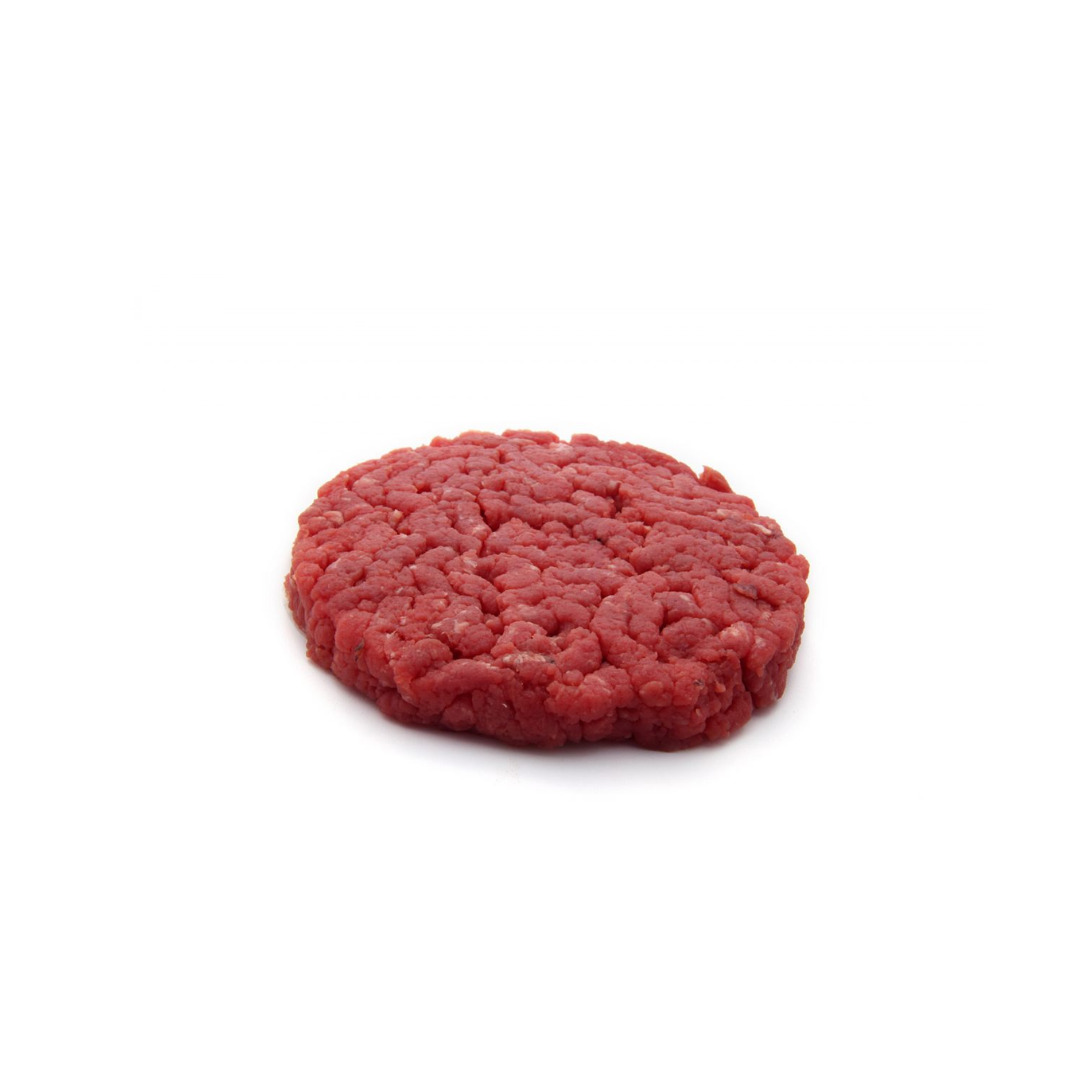 Steak haché de boeuf préparé à la demande et vendu au rayon traditionnel : photo du produit rappelé le 24/04/2024