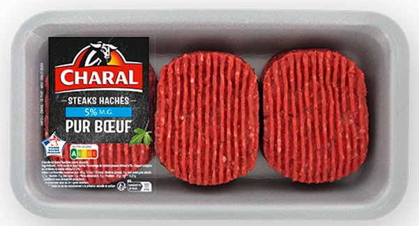 Steaks hachés frais 5% mg Charal : photo 3 sur 3 du produit rappelé le 22/08/2023