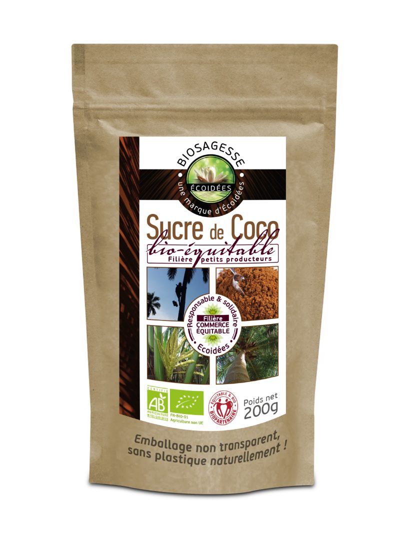 Sucre de coco Biosagesse : photo 1 sur 4 du produit rappelé le 24/03/2023