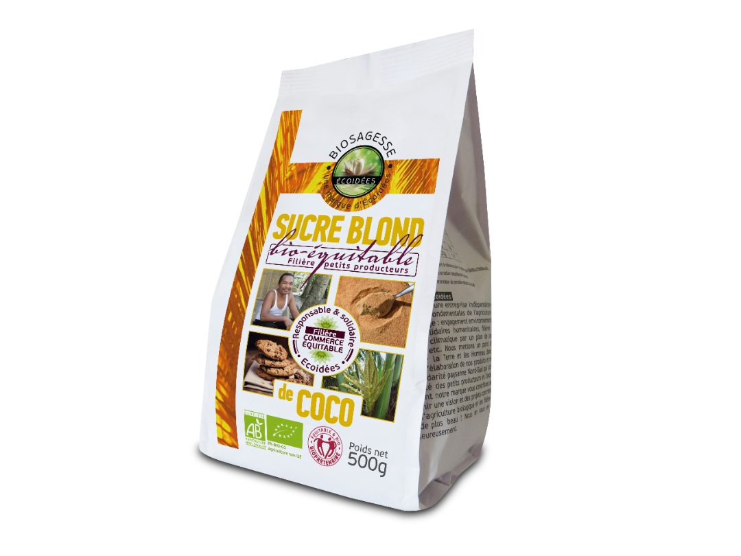 Sucre de coco blond Biosagesse : photo du produit rappelé le 24/03/2023