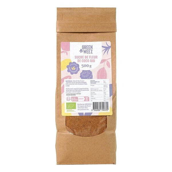 Sucre de fleur de coco bio Greenweez : photo du produit rappelé le 06/11/2025