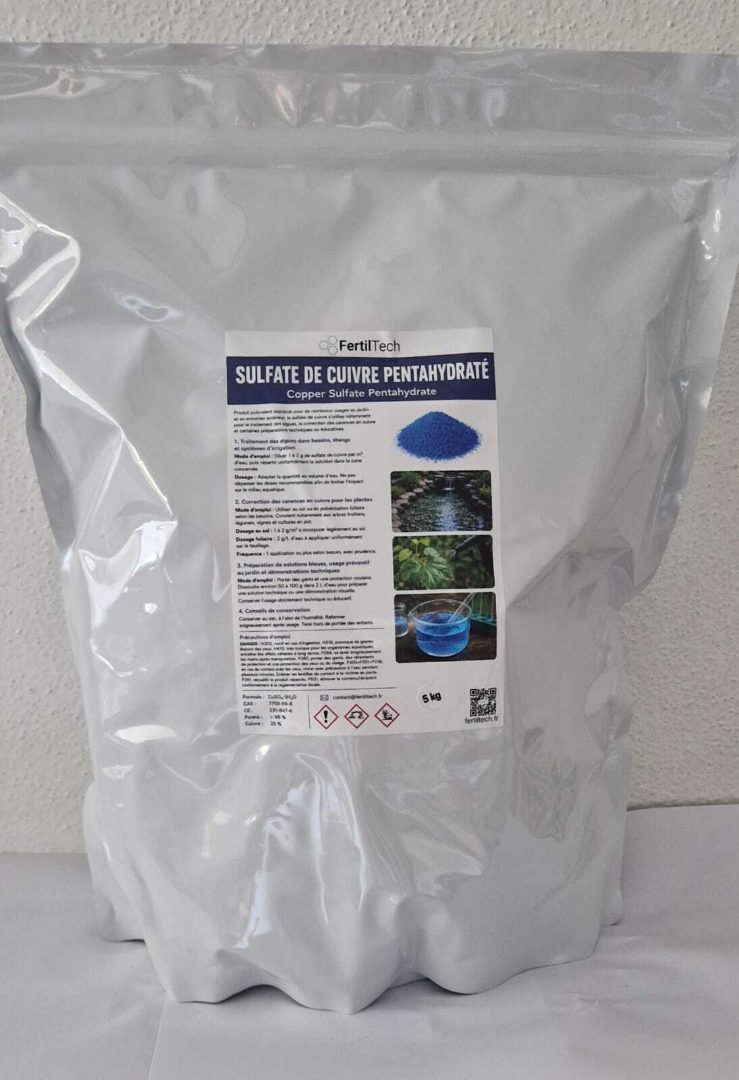Sulfate de cuivre pentahydraté fertiltech : tous conditionnements : photo 3 sur 4 du produit rappelé le 03/09/2026
