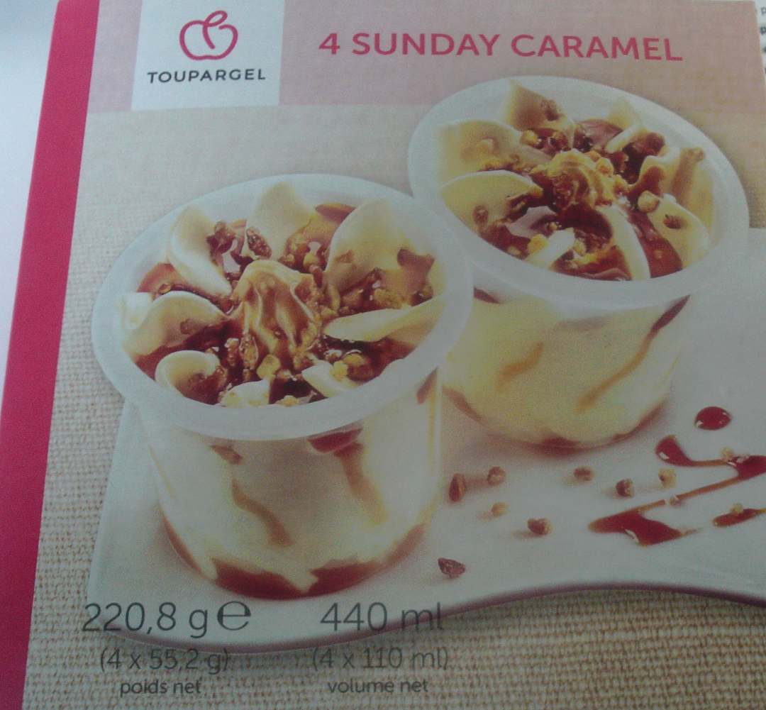 Sunday caramel Toupargel : photo du produit rappelé le 04/08/2021