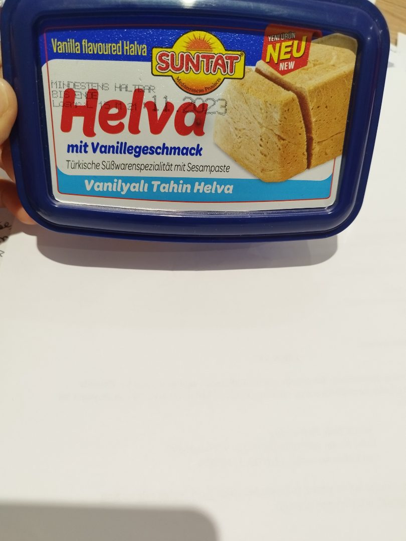Suntat helva vanille : photo du produit rappelé le 27/09/2022