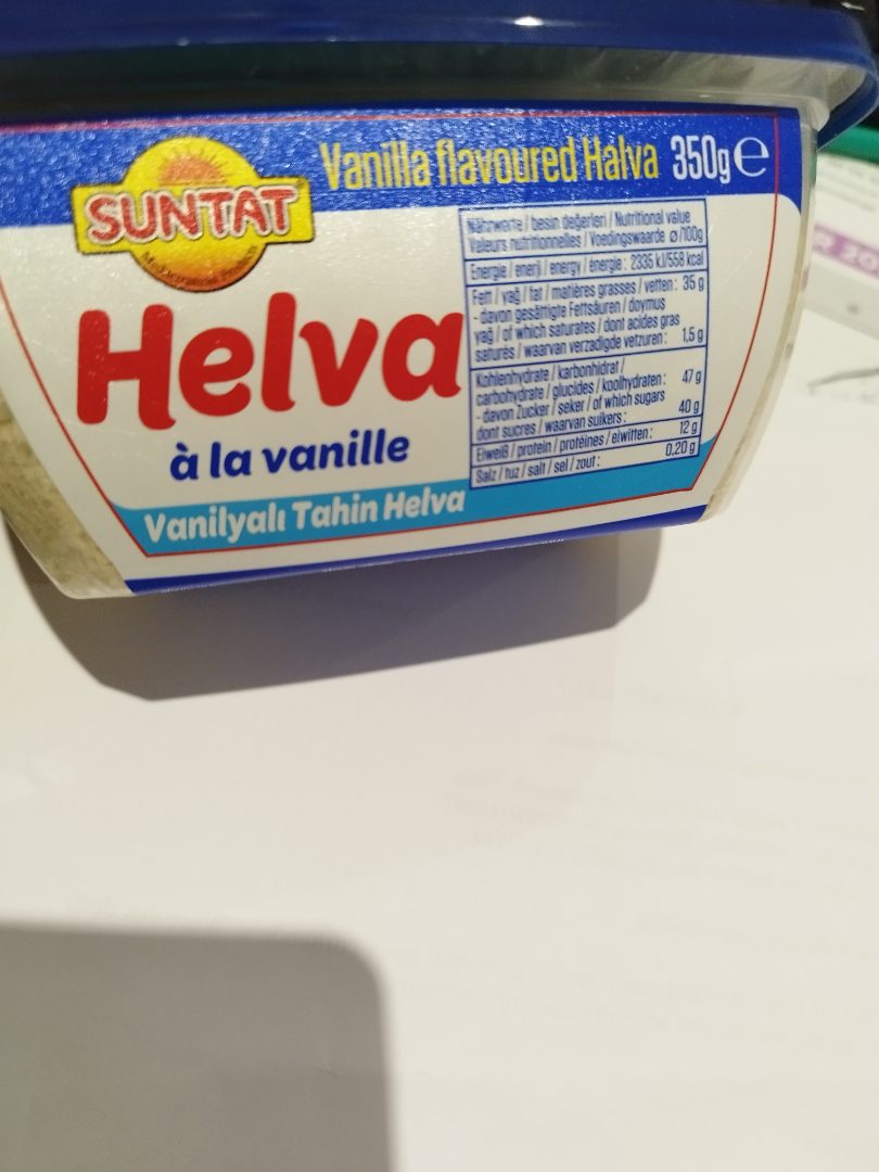 Suntat helva vanille : photo 3 sur 3 du produit rappelé le 27/09/2022