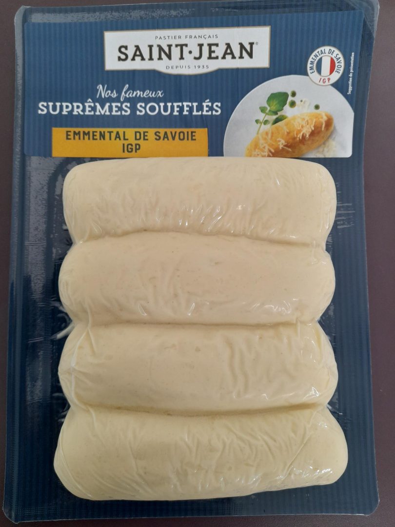 Suprêmes soufflés emmental de savoie IGP Saint Jean : photo du produit rappelé le 25/05/2022