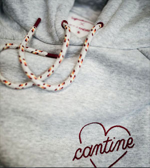 Sweat shirt hoody cantine gris Tajine Banane : photo du produit rappelé le 26/03/2021