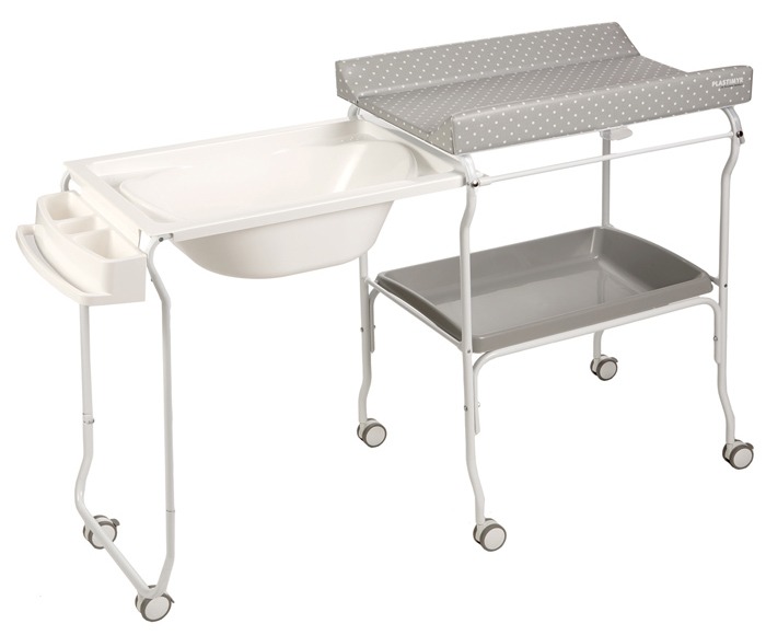 Table à langer avec baignoire extensible liv Plastimyr : photo du produit rappelé le 08/08/2023