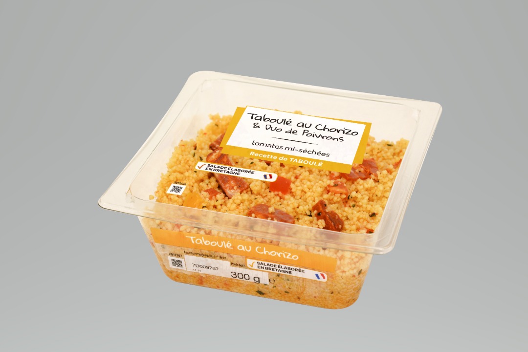 Taboule au chorizo et duo de poivrons : photo du produit rappelé le 12/10/2021