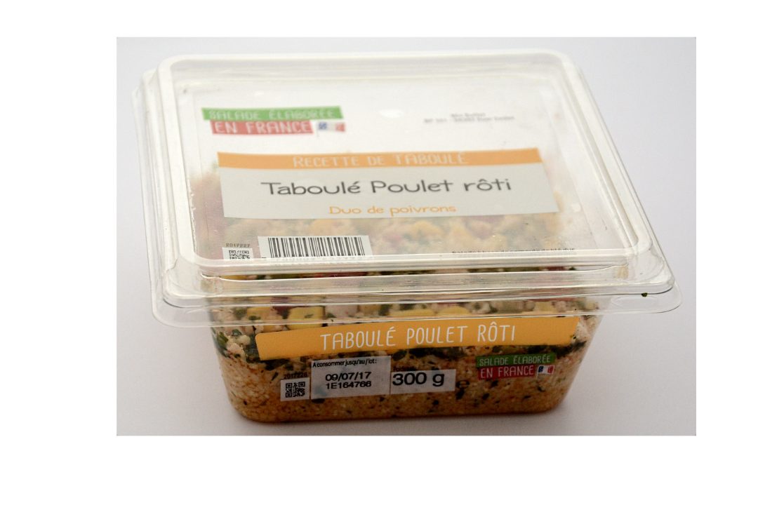Taboule au poulet 300 gr : photo du produit rappelé le 12/10/2021