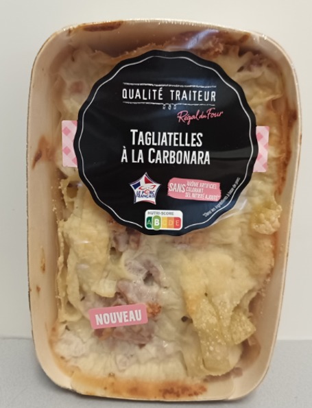 Tagliatelle a la carbonara Qualité Traiteur : photo du produit rappelé le 11/05/2022