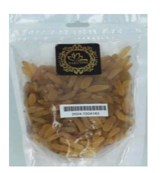 Takchin raisins jaunes : photo du produit rappelé le 16/08/2024