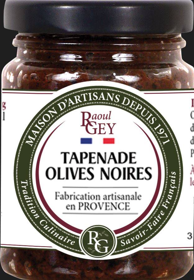 Tapenade olives noires Raoul Gey : photo du produit rappelé le 18/11/2024