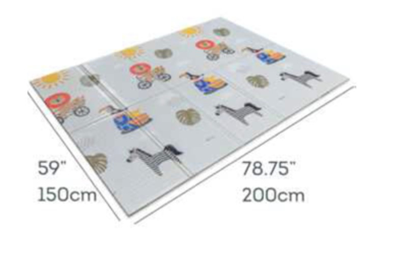 Tapis de sol d'éveil pour jeunes enfants Taftoys : photo du produit rappelé le 16/08/2024