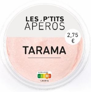 Tarama Ptits Aperos : photo du produit rappelé le 24/09/2025
