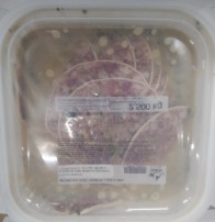 Tartare de légumes mix buffet 1,5kg museau de porc tranche 2.5 kg marinade : photo 2 sur 3 du produit rappelé le 12/10/2021