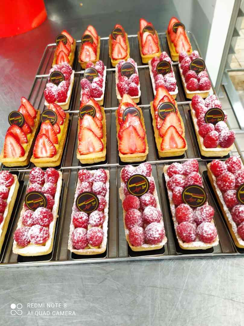 Tartelette framboises, fraises Tarlettes Elaborees par Nos Ateliers : photo du produit rappelé le 22/06/2022