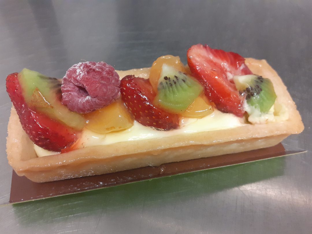Tartelette individuelle aux fruits Elaboree au Rayon Patisserie : photo du produit rappelé le 08/06/2022