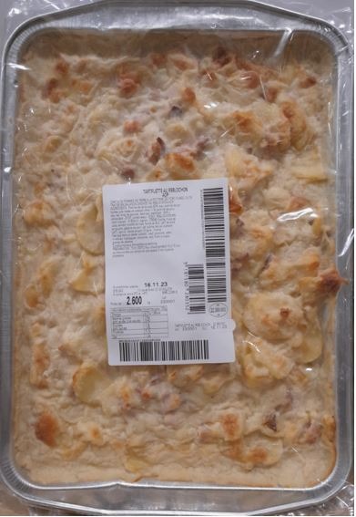 Tartiflette au reblochon AOP : photo du produit rappelé le 06/11/2023