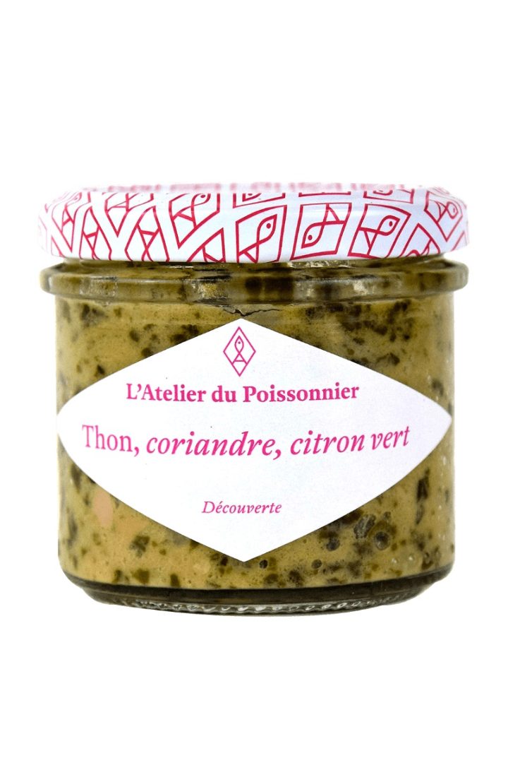 Tartinable de thon albacore, coriandre, citron vert Atelier du Poissonnier : photo du produit rappelé le 05/01/2023