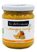 Tartinable mangue curry 180g La Délicieuse : photo du produit rappelé le 21/08/2025