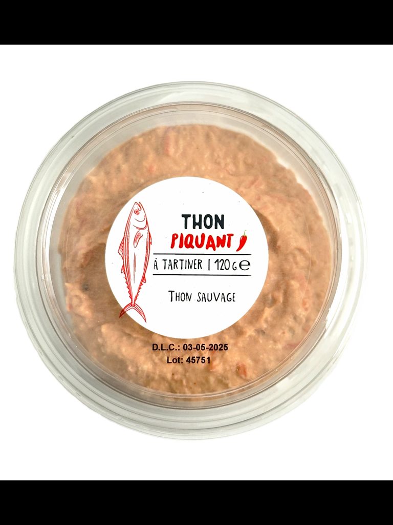 Tartinable thon piquant Grand Frais : photo du produit rappelé le 14/11/2025
