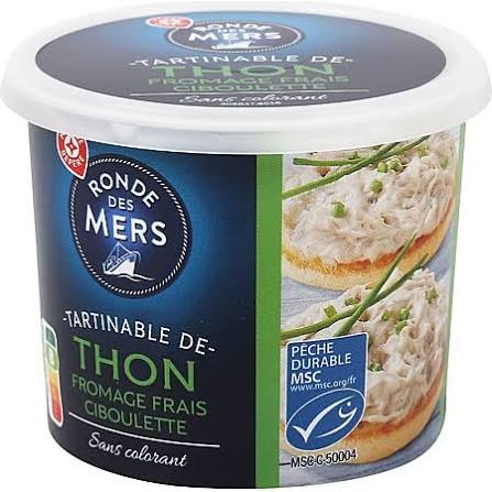 Tartinable traiteur de la mer Marque Repère : photo du produit rappelé le 19/08/2026