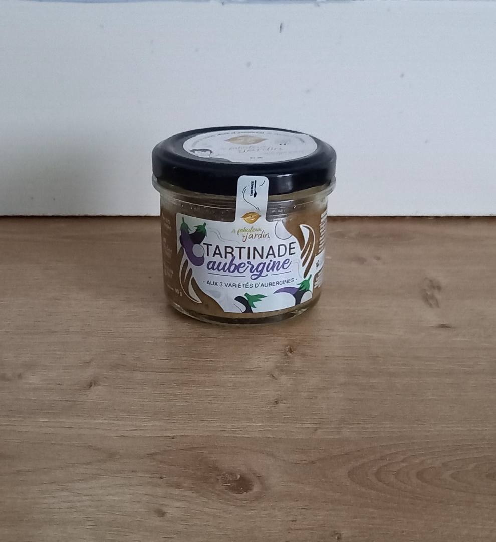 Tartinade aubergine Le Fabuleux Jardin : photo du produit rappelé le 23/10/2024