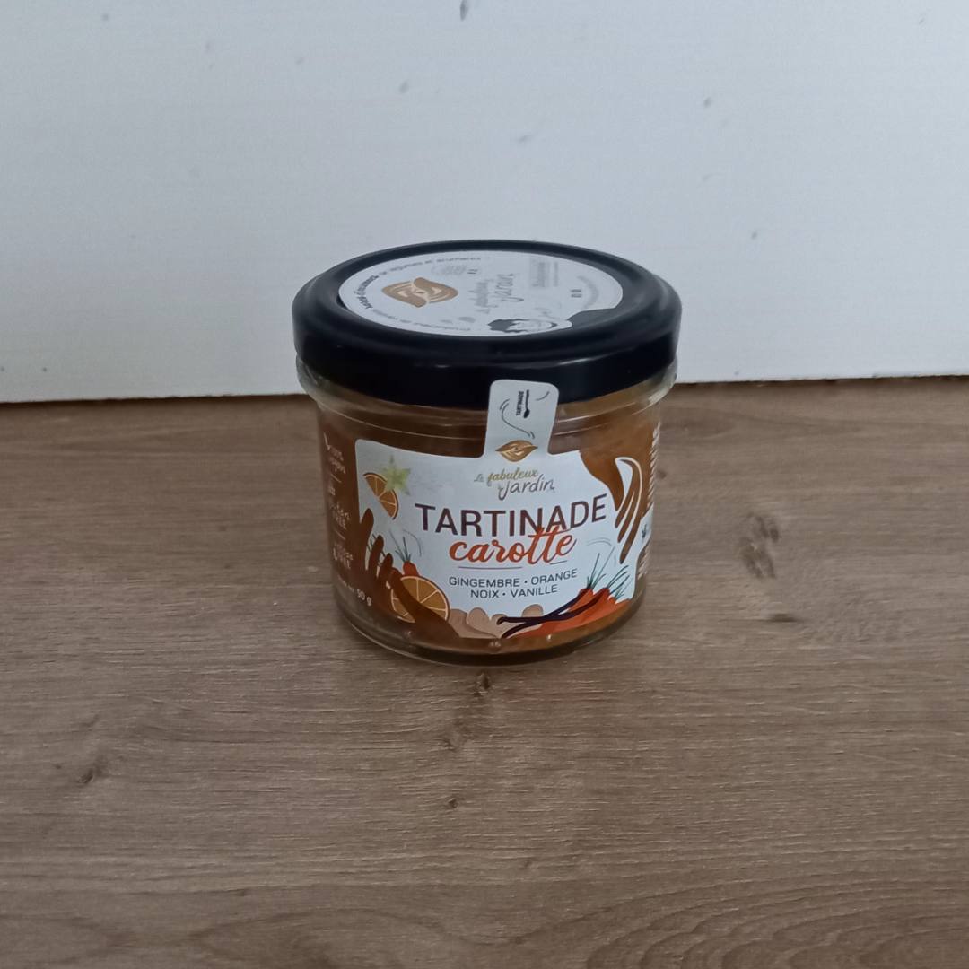 Tartinade carottes Le Fabuleux Jardin : photo du produit rappelé le 23/10/2024