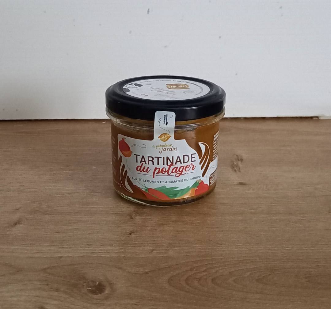 Tartinade du potager Le Fabuleux Jardin : photo du produit rappelé le 24/10/2024