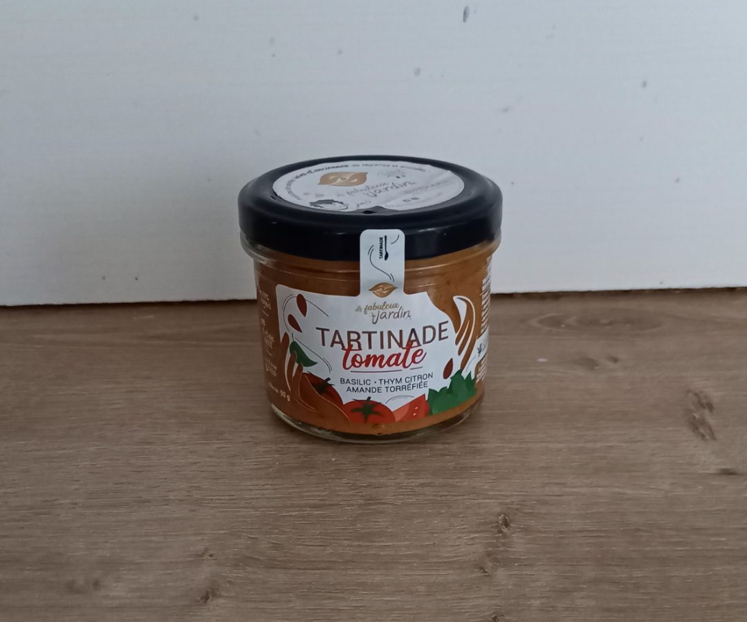 Tartinade tomate Le Fabuleux Jardin : photo du produit rappelé le 23/10/2024