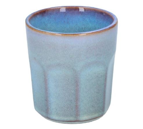 Tasse à café bleu clair en céramique émaillée réactive : photo du produit rappelé le 12/10/2023